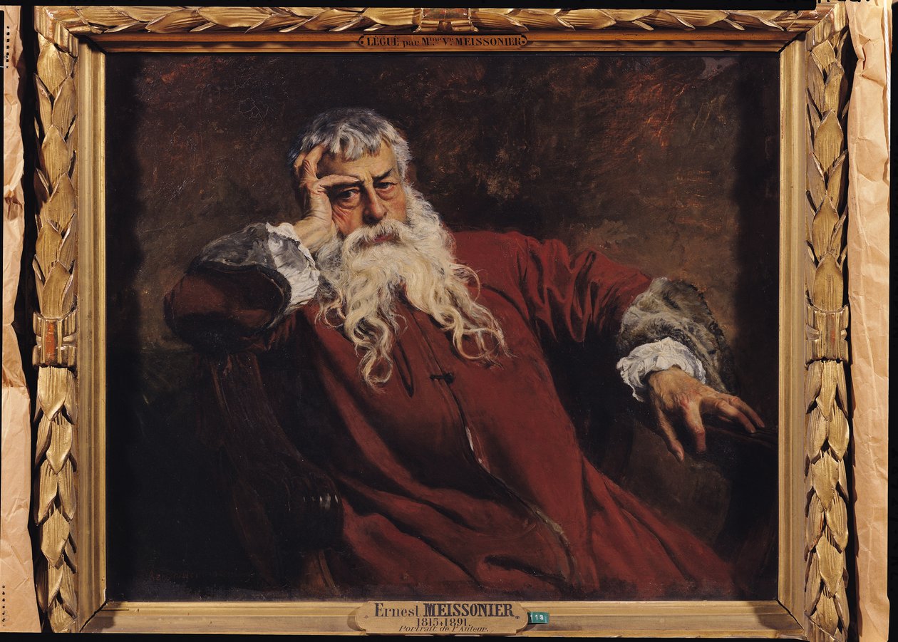 Självporträtt av Jean Louis Ernest Meissonier
