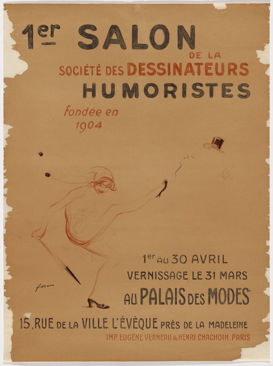 1er Salon des Humoristes, Palais des Modes av Jean-Louis Forain
