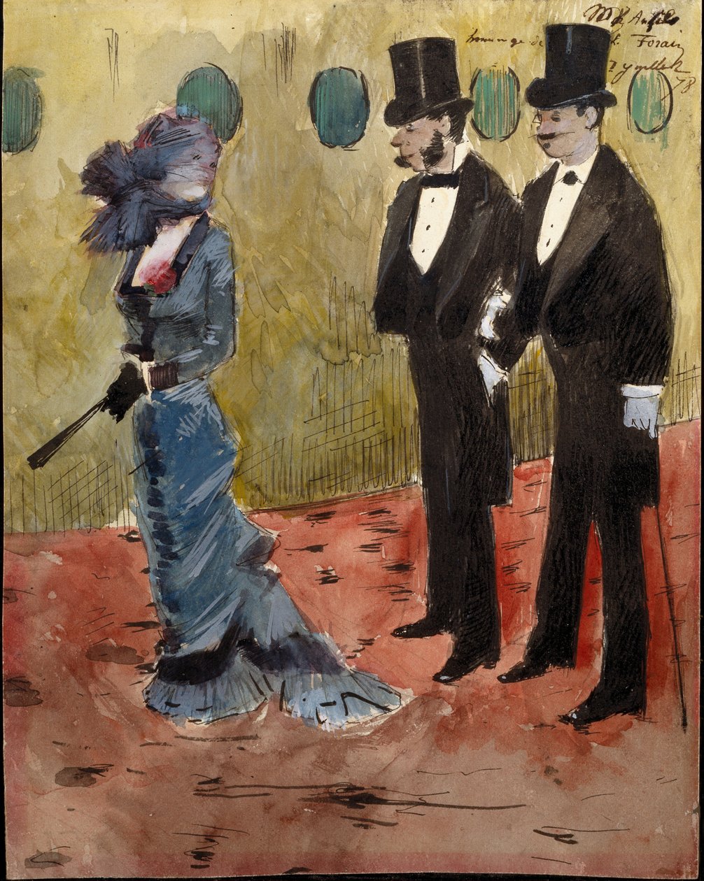 På teatern av Jean-Louis Forain