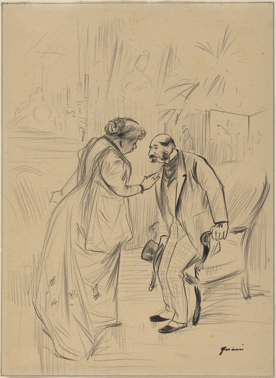 Parisk komedi av Jean-Louis Forain