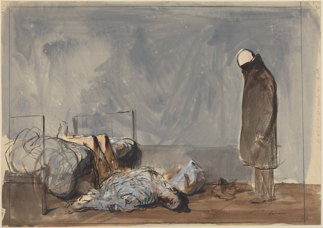 De hade snörning av Jean-Louis Forain