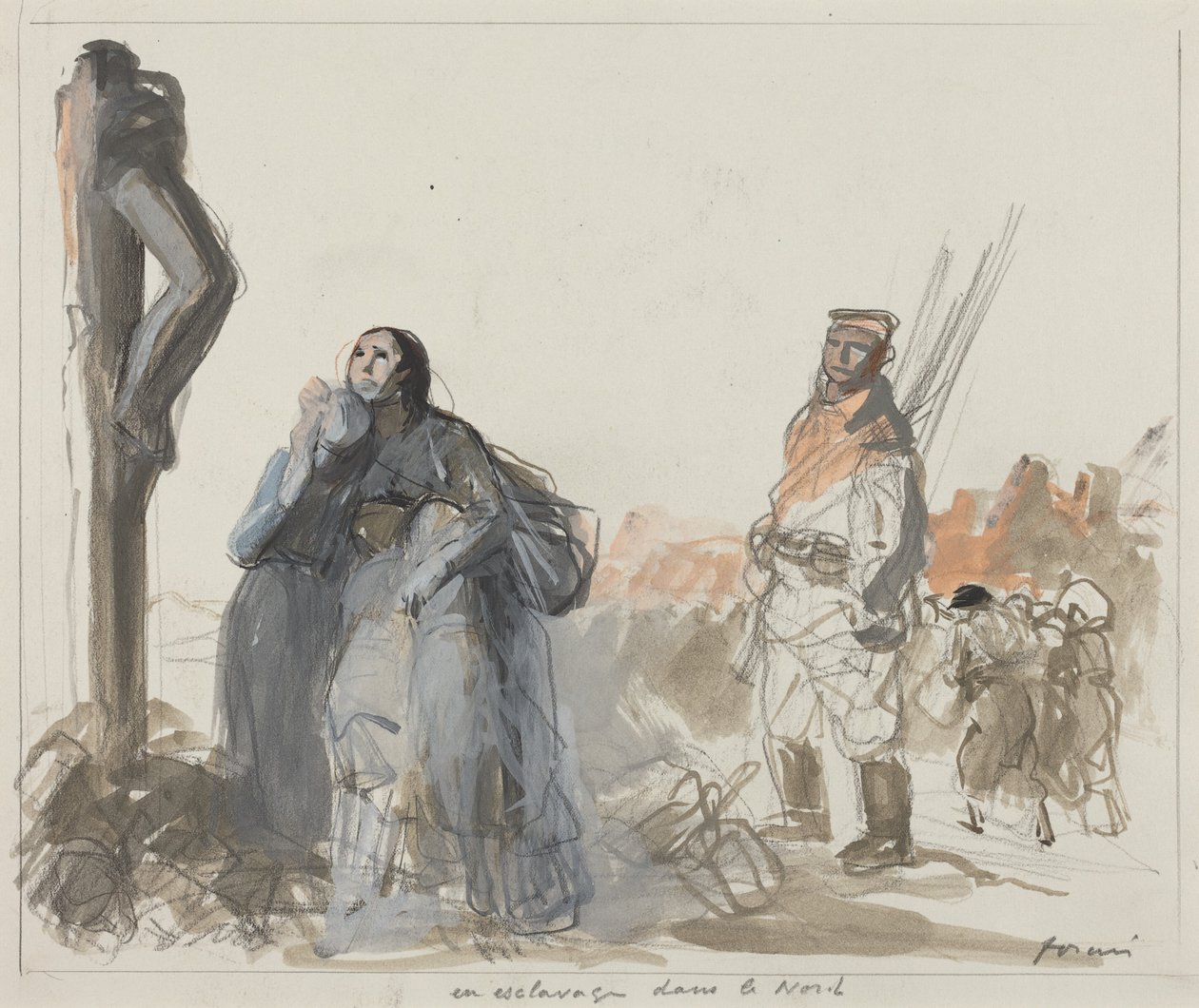 I slaveri i norr av Jean-Louis Forain