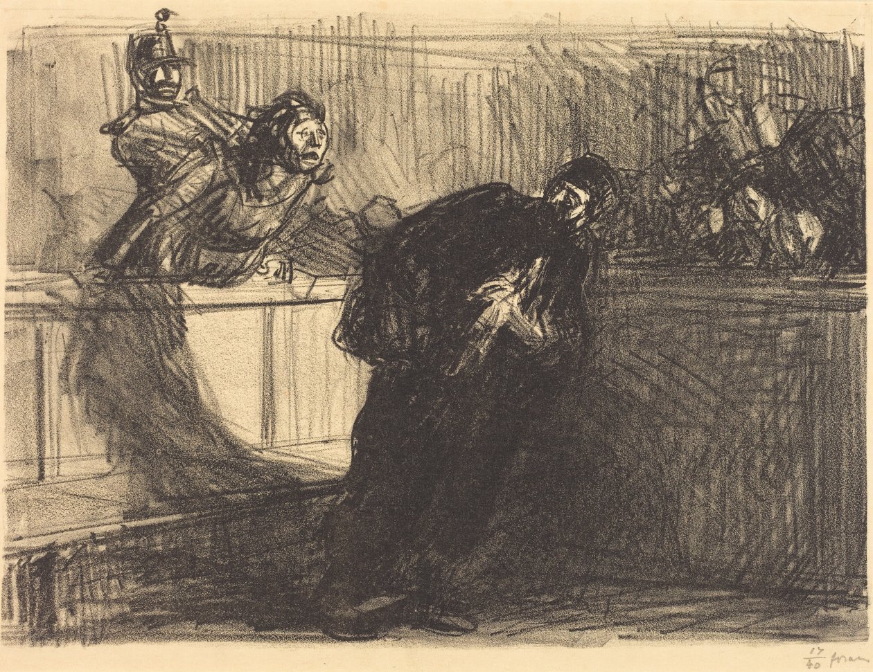 Den förolämpade advokaten av Jean-Louis Forain
