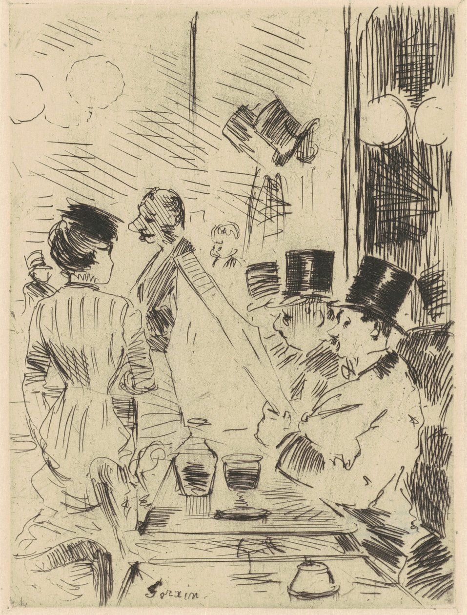 Kaféet av Jean-Louis Forain