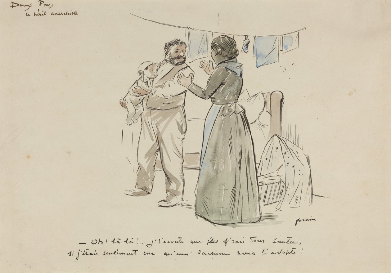 Anarkismens fara av Jean-Louis Forain