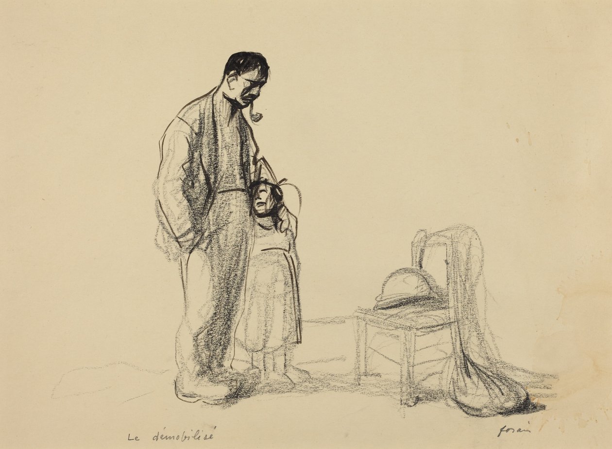 Den demobiliserade av Jean-Louis Forain