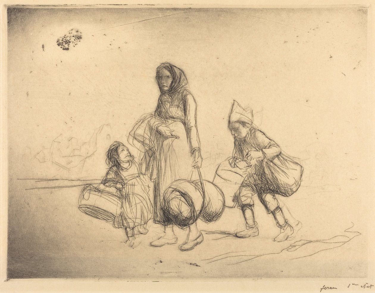 Återkomsten hem av Jean-Louis Forain