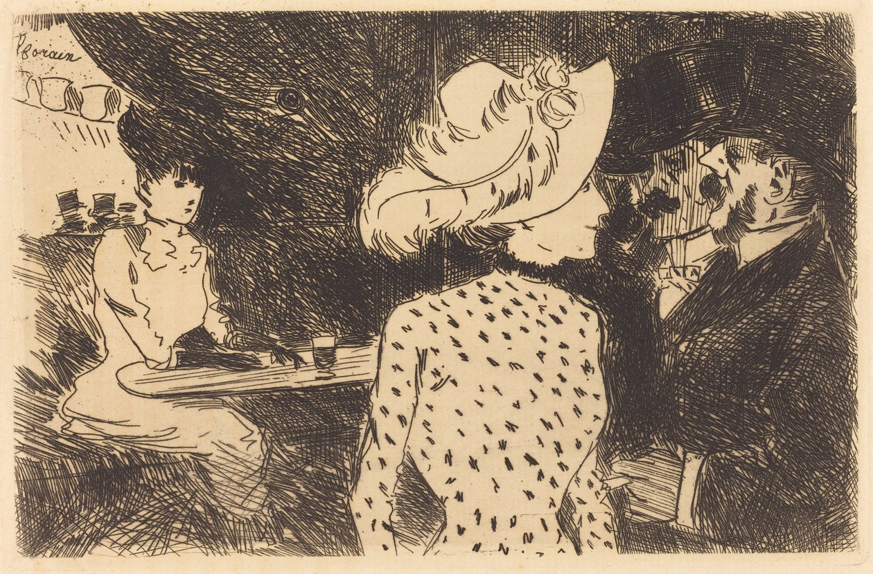 Les Folies-Bergère (avvisad tavla, andra tavlan) (The Folies Bergère) (avvisad tavla, andra tavlan) av Jean-Louis Forain