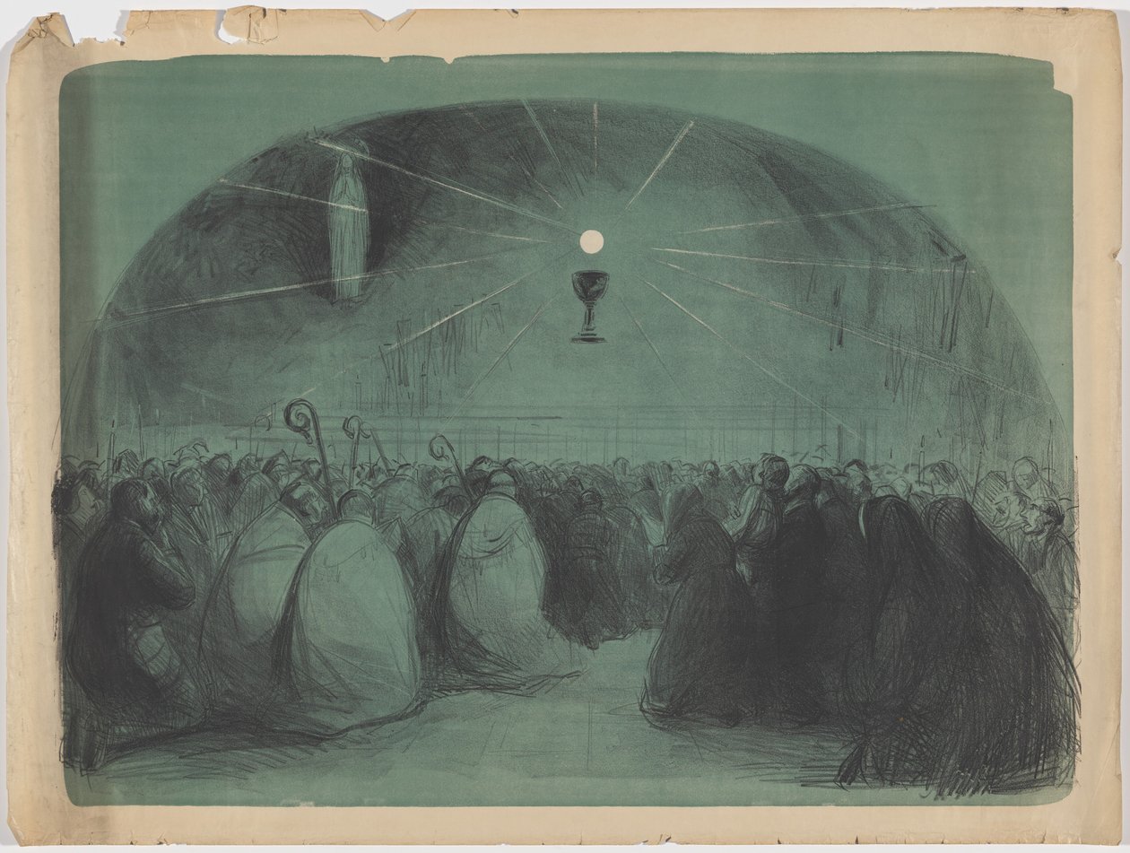 Lourdes, 1914, 25:e internationella eukaristiska kongressen av Jean-Louis Forain