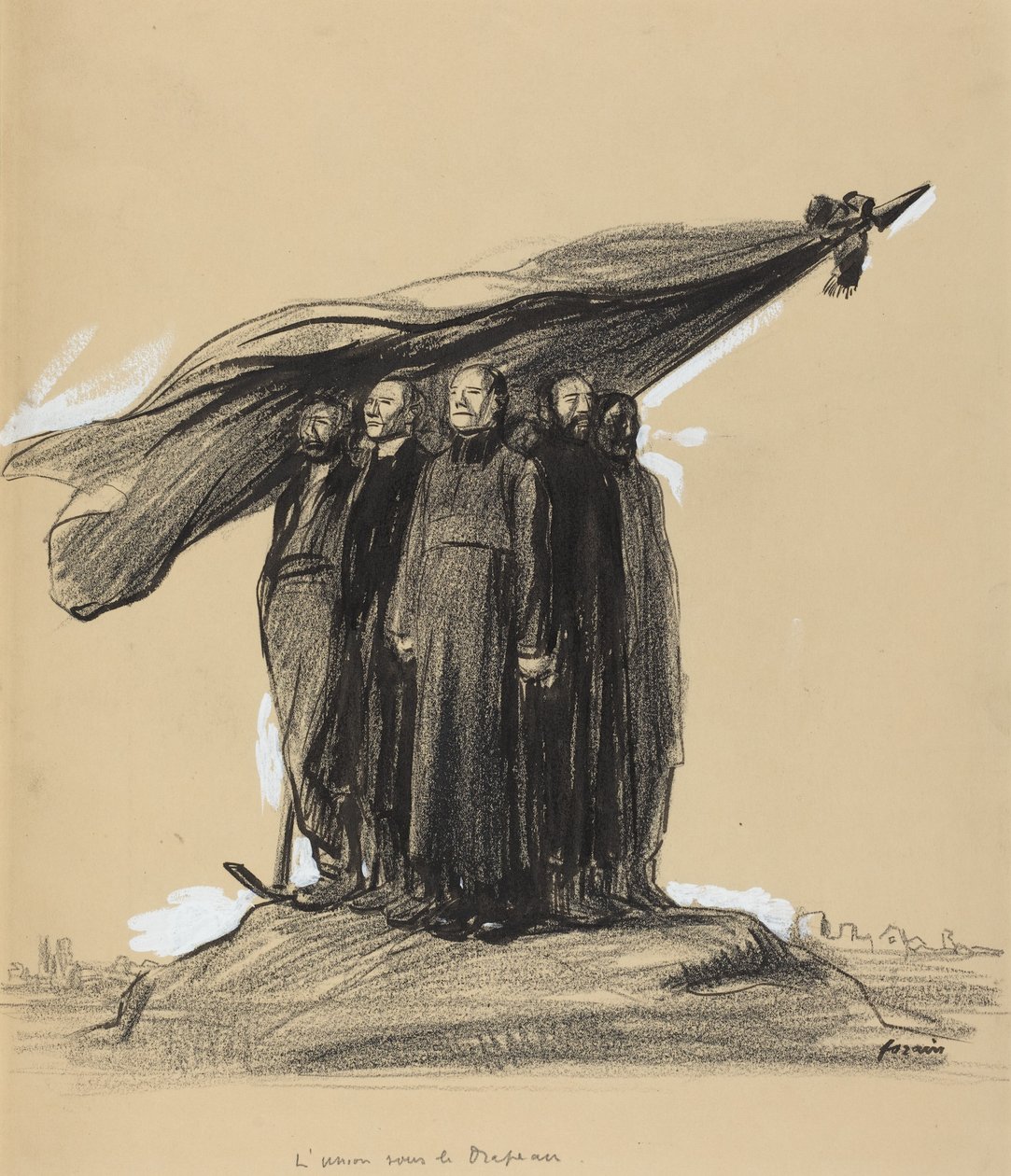 Enighet under flaggan av Jean-Louis Forain