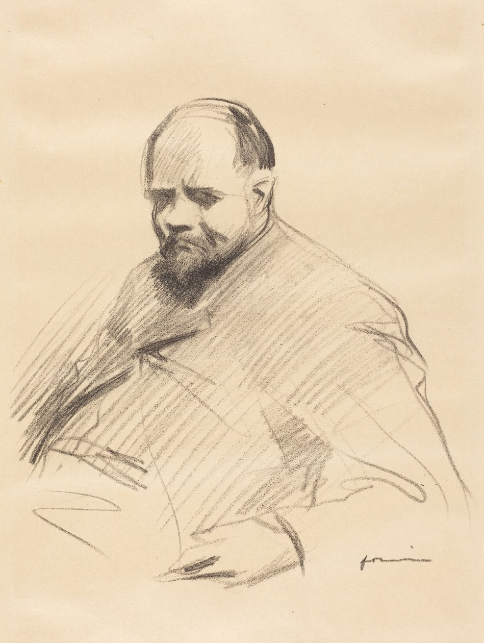 Porträtt av Ambroise Vollard (Portrait of Ambroise Vollard) av Jean-Louis Forain