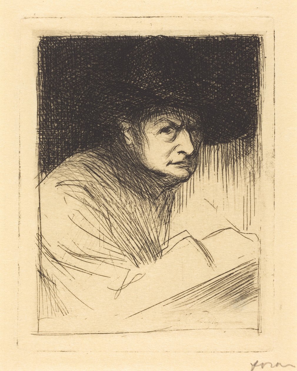 Porträtt av Forain (Portrait of Forain) av Jean-Louis Forain
