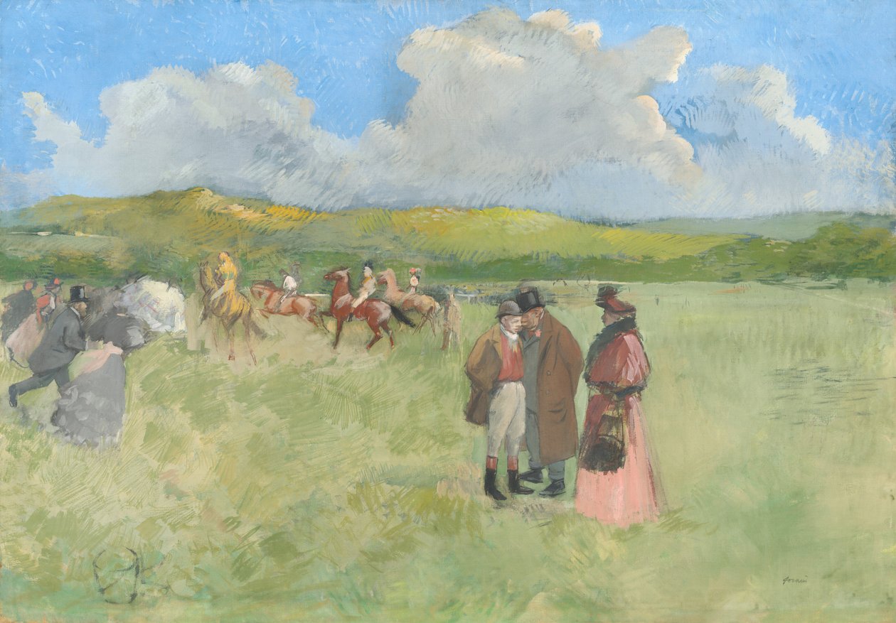 Racerbanan av Jean-Louis Forain