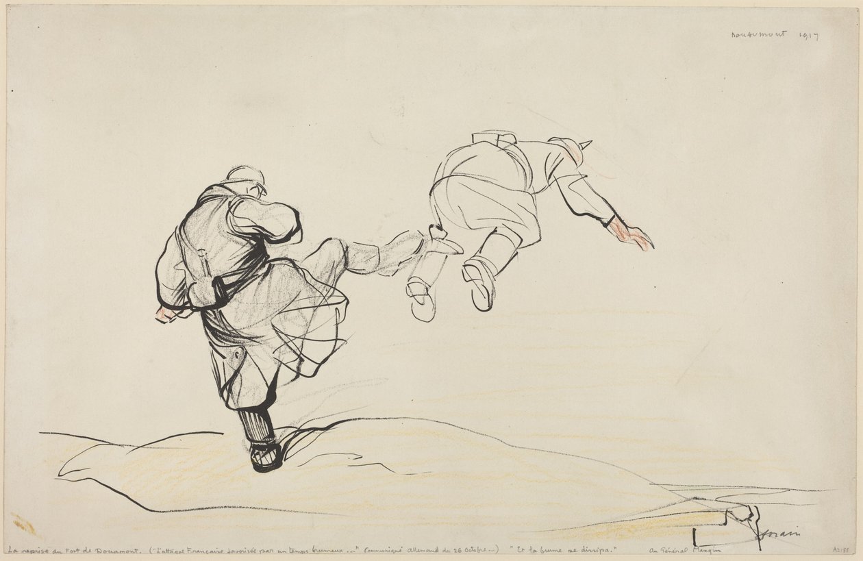Erövringen av Fort Douaumont av Jean-Louis Forain