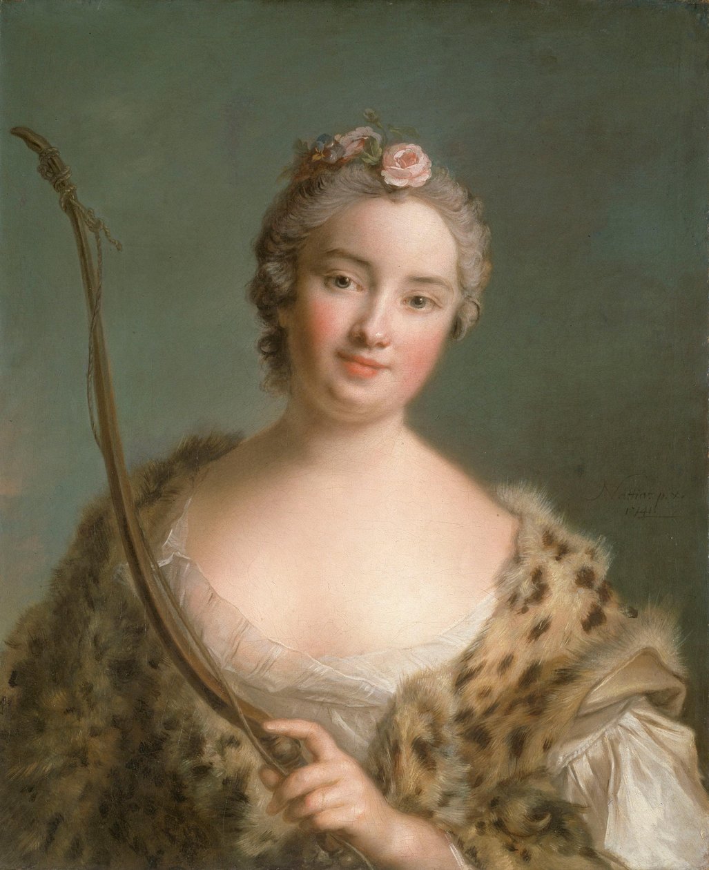 Charlotta Fredrika Sparre (1719-1795), senare grevinnan Fersen av Jean-Marc Nattier