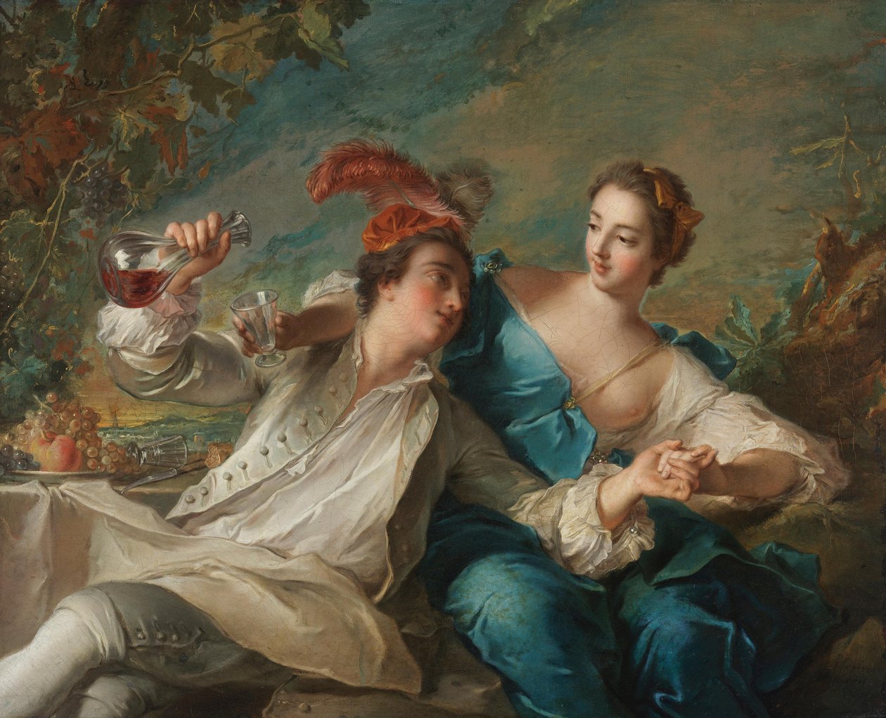 De älskande av Jean-Marc Nattier