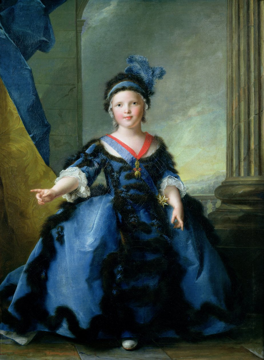 Louis-Joseph-Xavier de France (1751-61) hertig av Bourgogne av Jean Marc Nattier