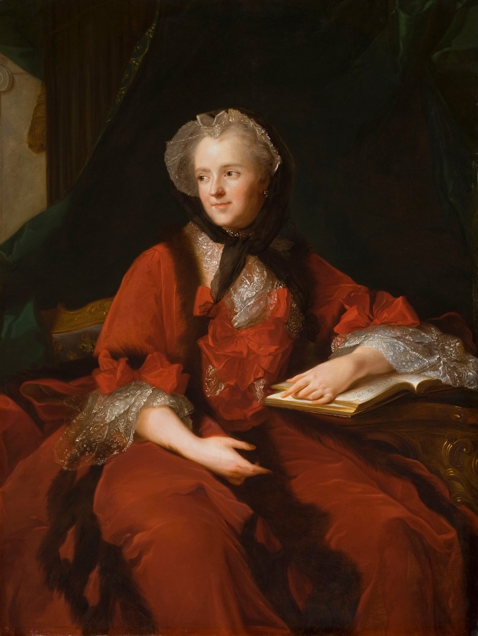 Porträtt av Maria Leszczyńska av Jean-Marc Nattier