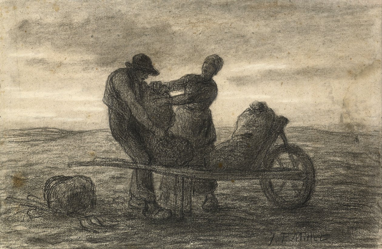 The Potato Harvest  av Jean-Francois Millet