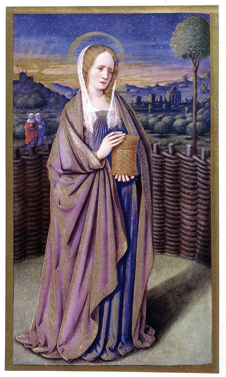 Saint Madeleine efter Jean Bourdichon av Jean (after) Bourdichon