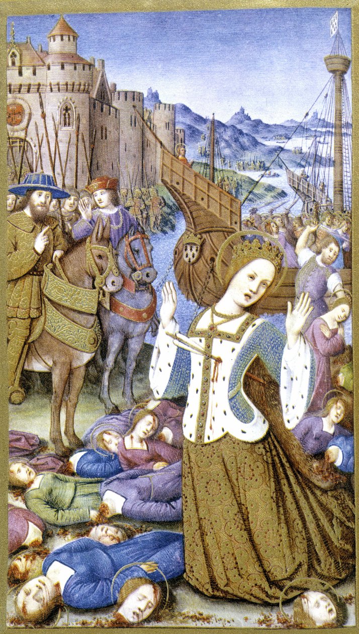 Saint Ursula efter Jean Bourdichon av Jean (after) Bourdichon