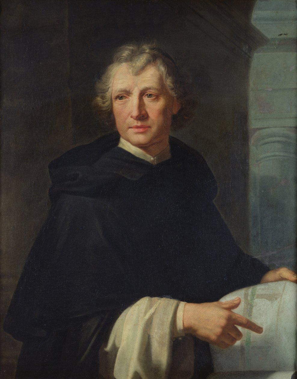 Porträtt av broder Francois Romain (1646-1735) av Jean 1662 1753 Andre