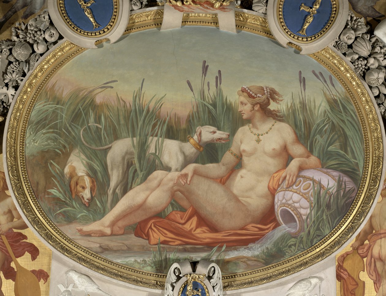 Fontainebleaus nymf av Jean Alaux