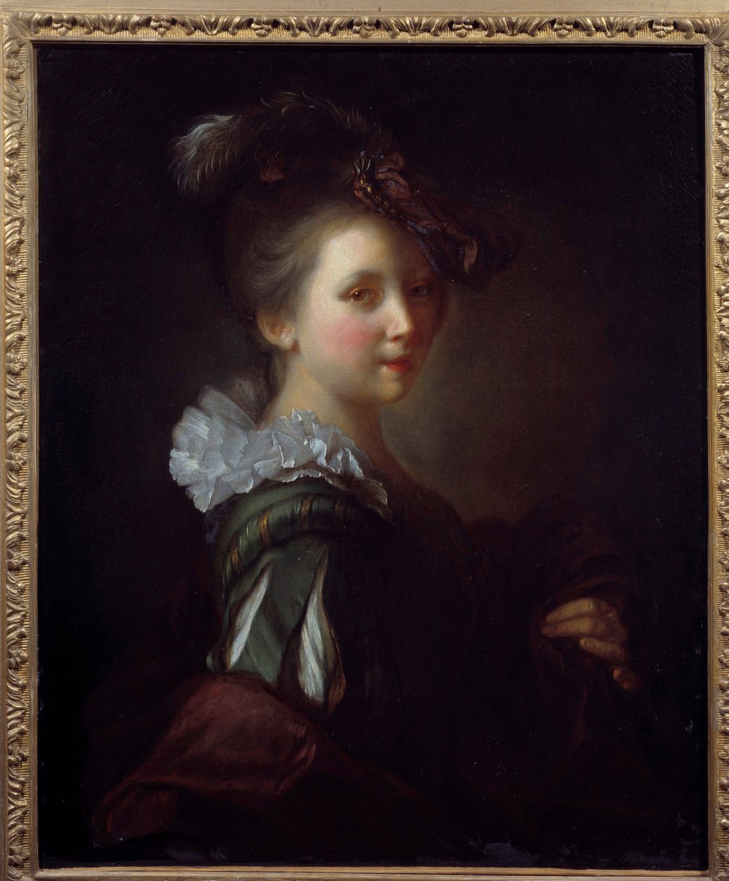 Porträtt av kvinnamålning av Jean Alexis Grimou (1680-1740) 1700-talets Toulouse, Musee des Augustins av Jean Alexis Grimou