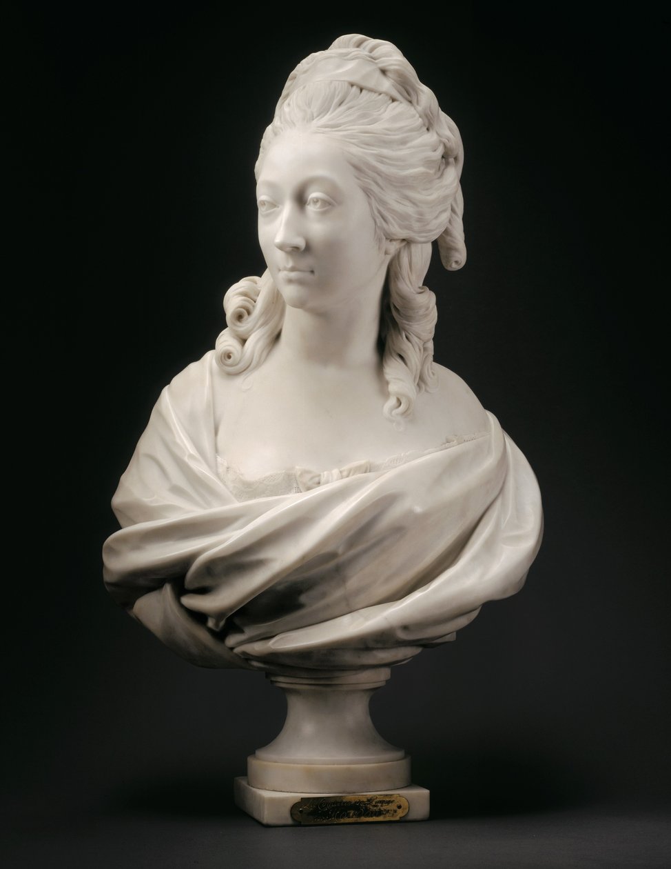 Byst av Anne-Marie-Louise Thomas de Domangeville de Sérilly, grevinna av Pange, 1780 av Jean Antoine Houdon
