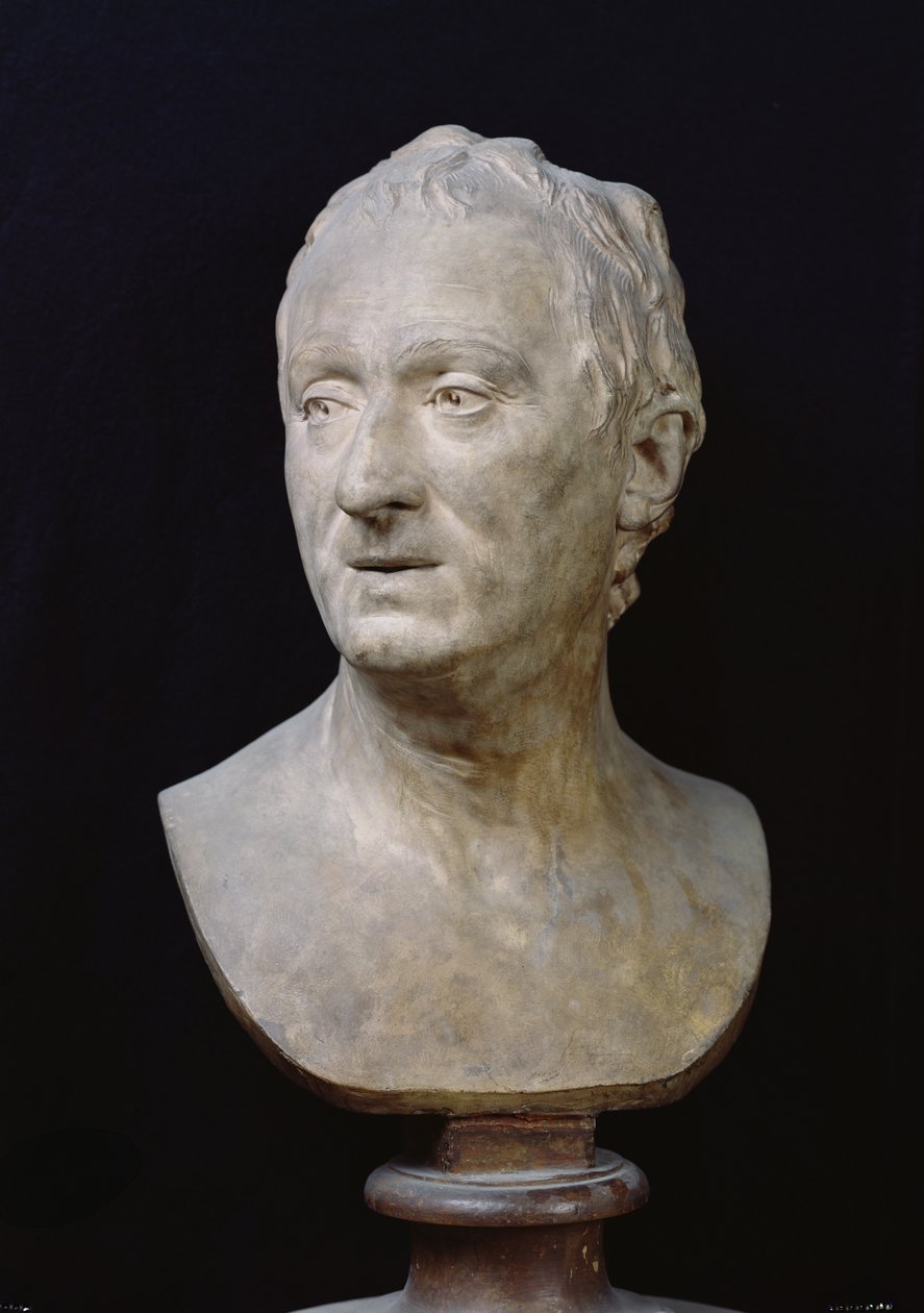 Byst av Denis Diderot, 1775 av Jean Antoine Houdon