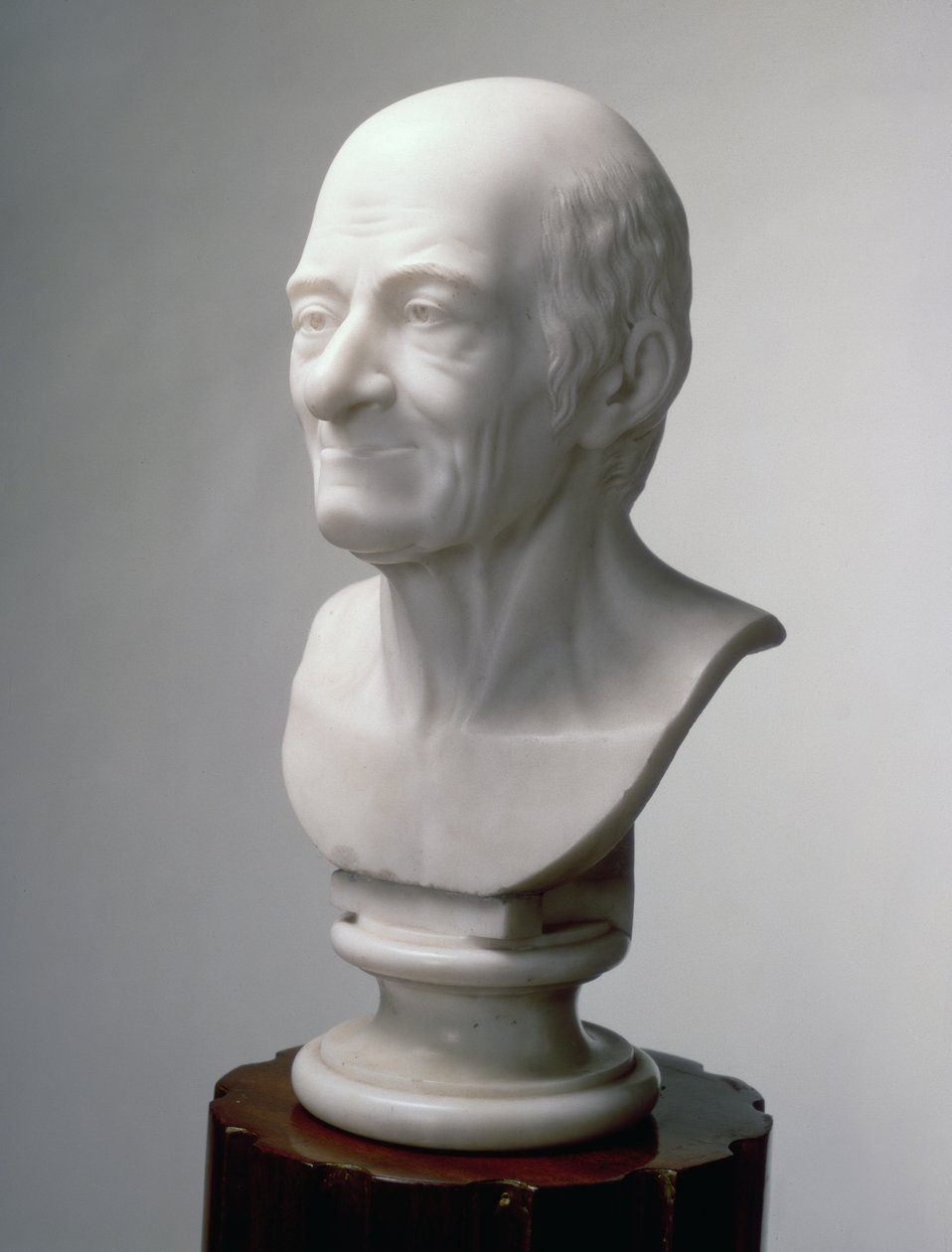 Voltaires byst, ca 1770 (marmor) av Jean Antoine Houdon