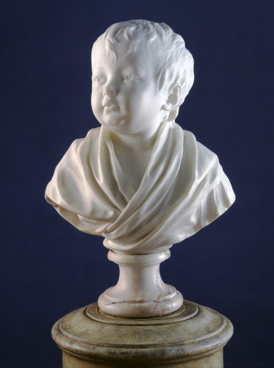 Claudine Houdon, ca 1791 (marmor) av Jean Antoine Houdon