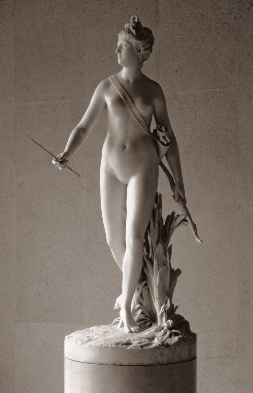 Diana jägarinnan, 1780 (marmor) av Jean Antoine Houdon