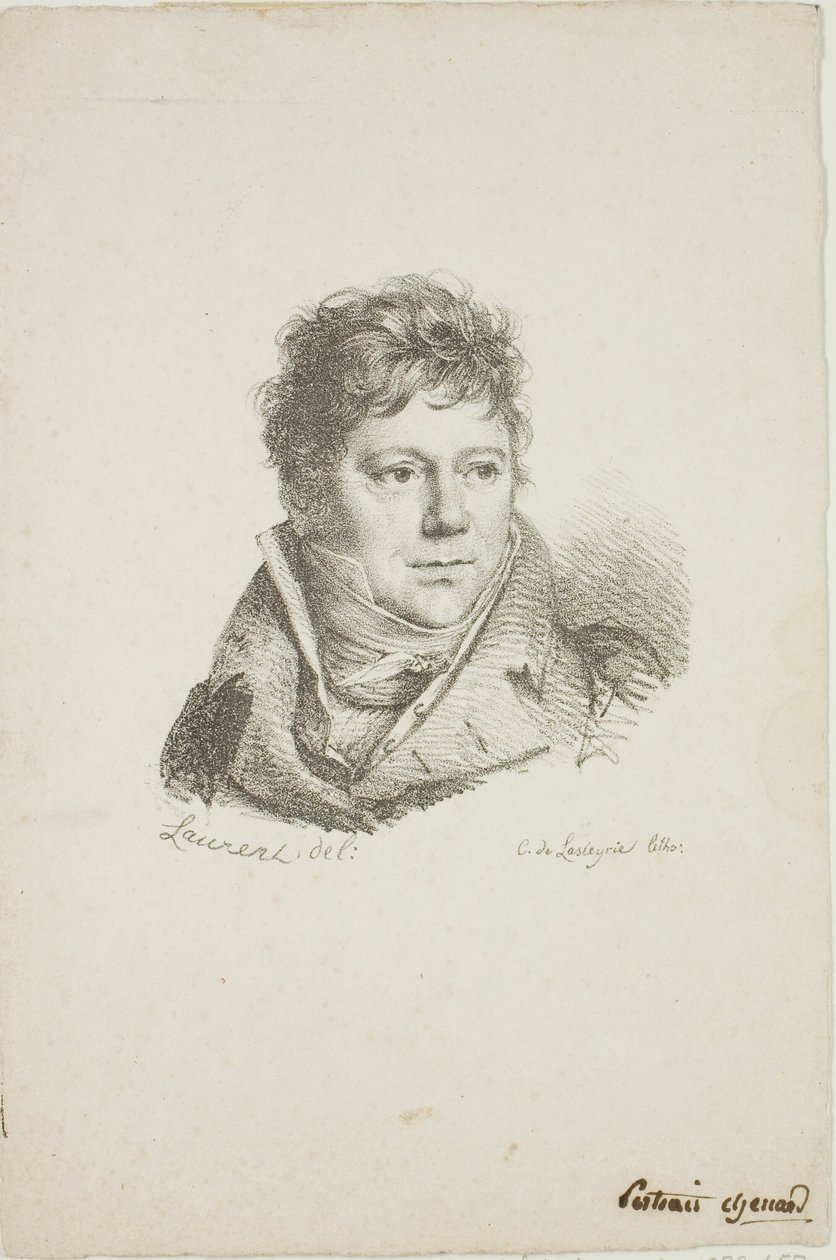 Porträtt av M. Chenard av Jean Antoine Laurent