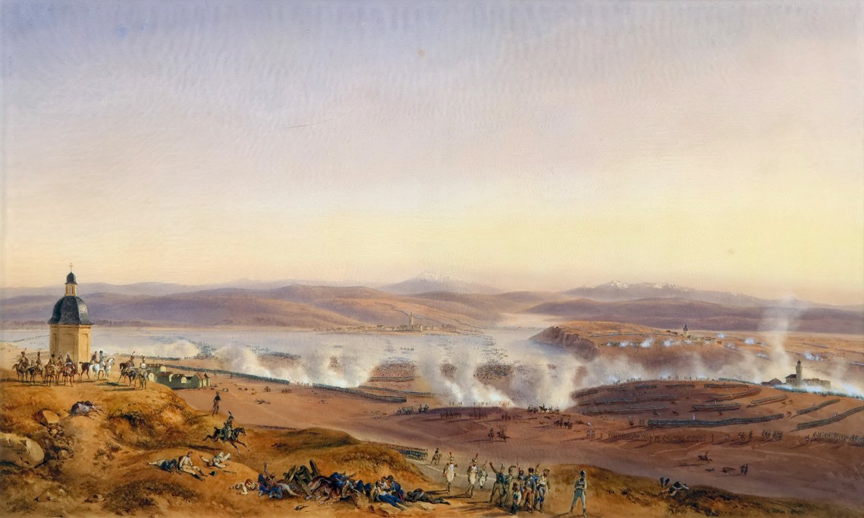 Slaget vid Austerlitz den 2 december 1805 av Jean Antoine Simeon Fort