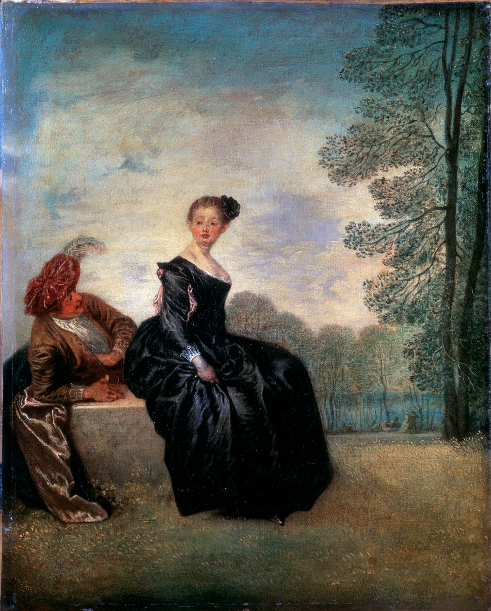 En nyckfull kvinna La Boudeuse, 1718. av Jean Antoine Watteau
