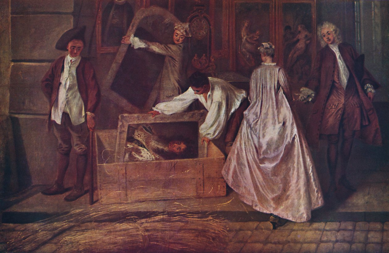 Gersaint-fragmentets tecken, 1720-1721, 1937 av Jean Antoine Watteau