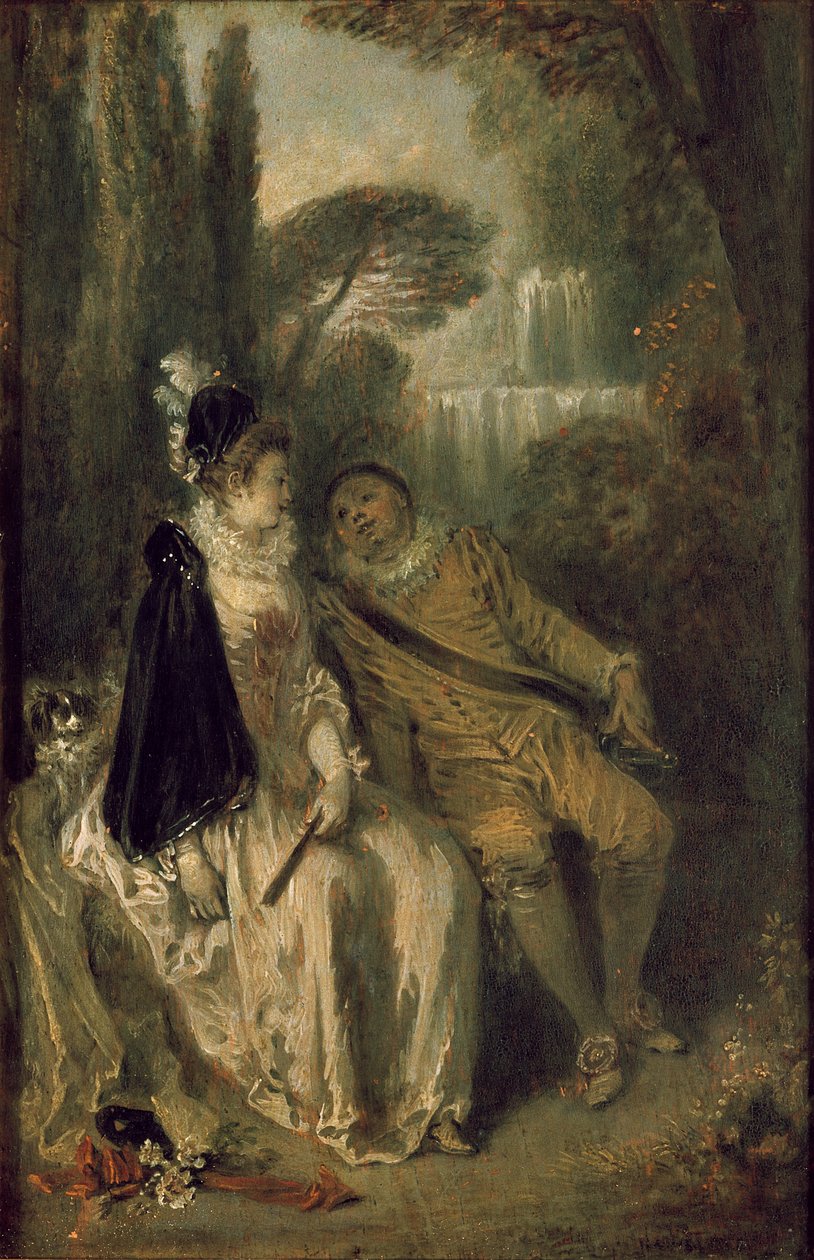 Den nådiga vilan, c1713 av Jean Antoine Watteau