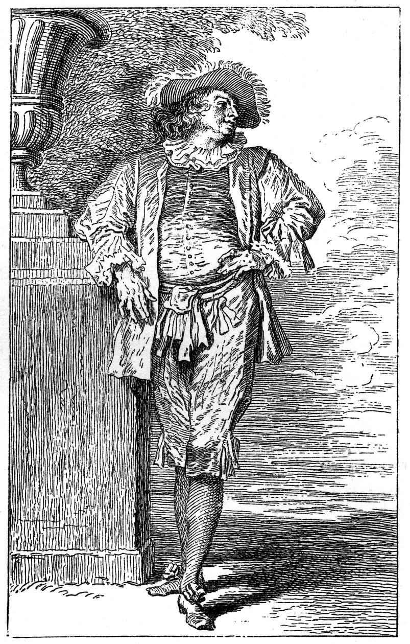 Bondedräkt, 1885 av Jean Antoine Watteau