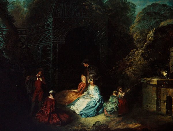 Flöjtisten av Jean Antoine Watteau