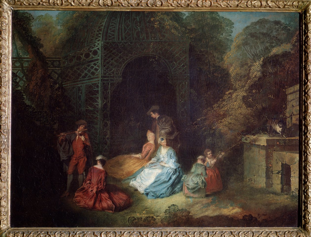 Flöjtspelaren (Målning av Jean Antoine Watteau