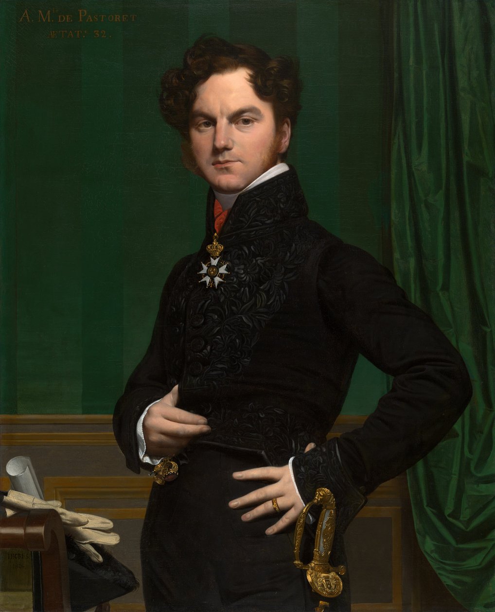 Amédée-David, greve av Pastoret av Jean Auguste Dominique Ingres