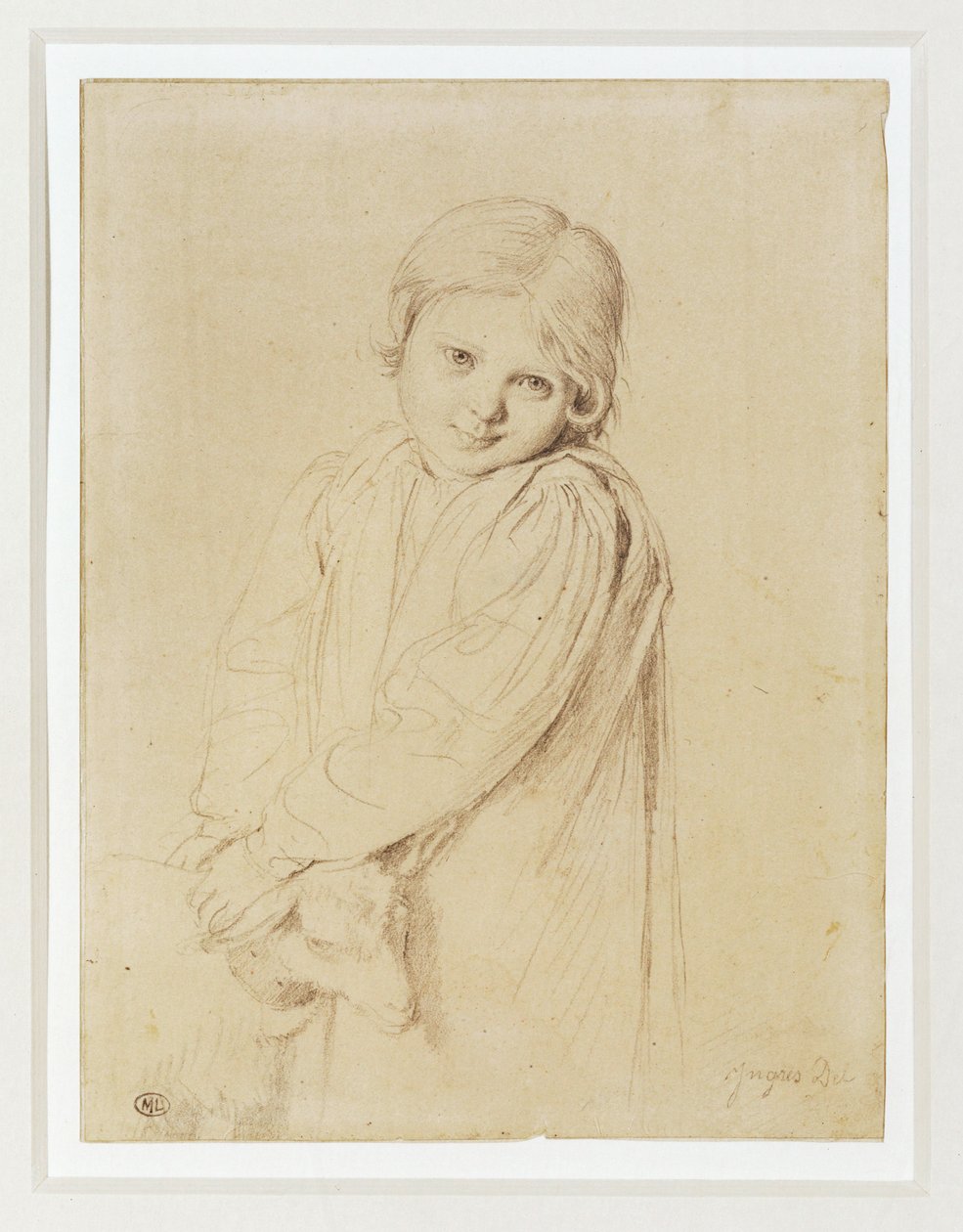 Charlotte-Madeleine Taurel, dotter till gravören ... av Jean Auguste Dominique Ingres