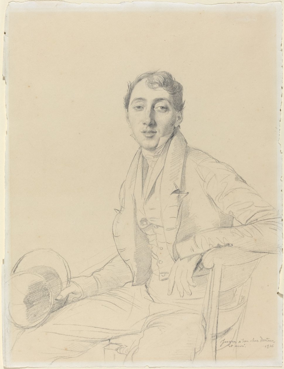 Dr Louis Martinet av Jean Auguste Dominique Ingres