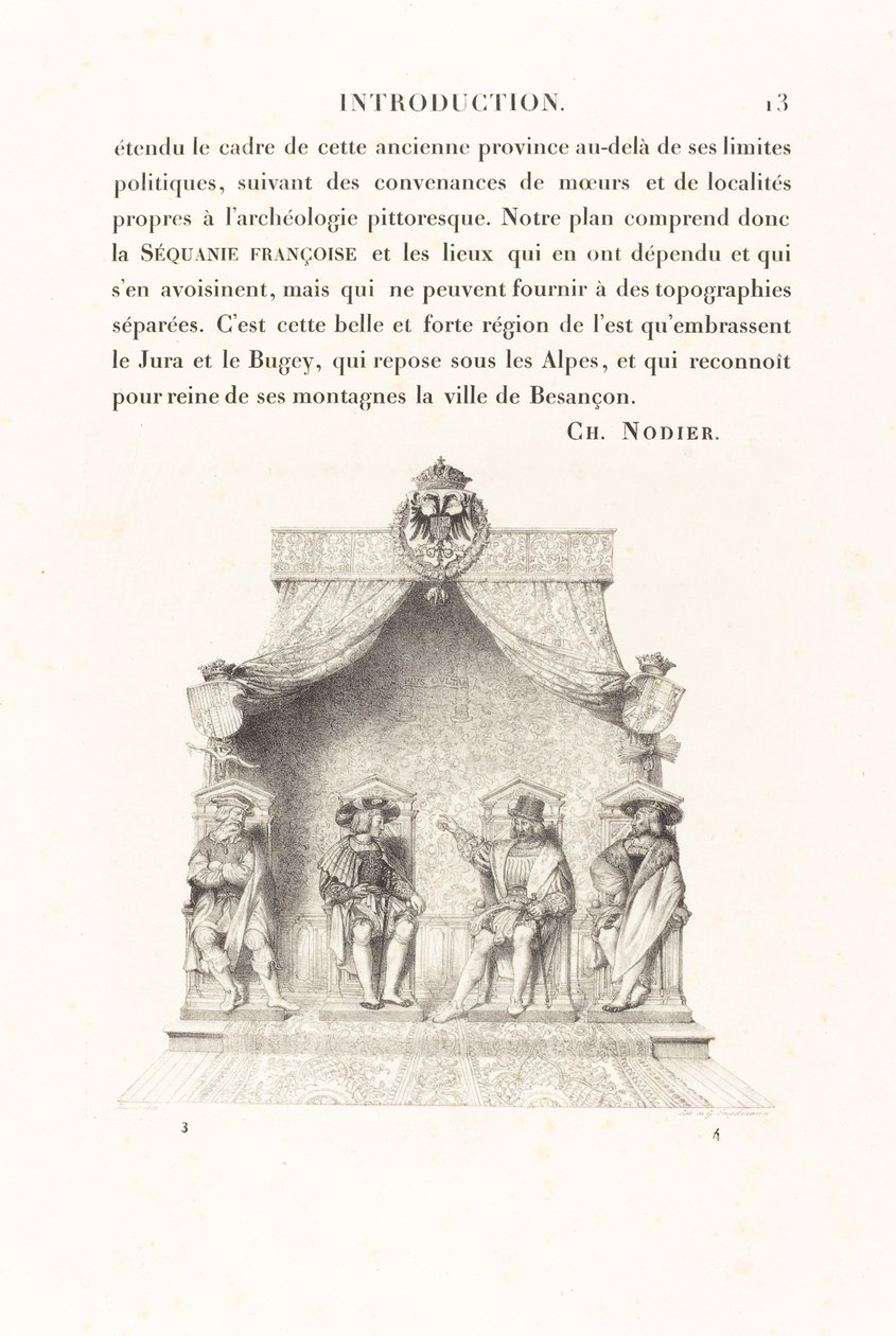 Fyra domare i Besançon av Jean Auguste Dominique Ingres