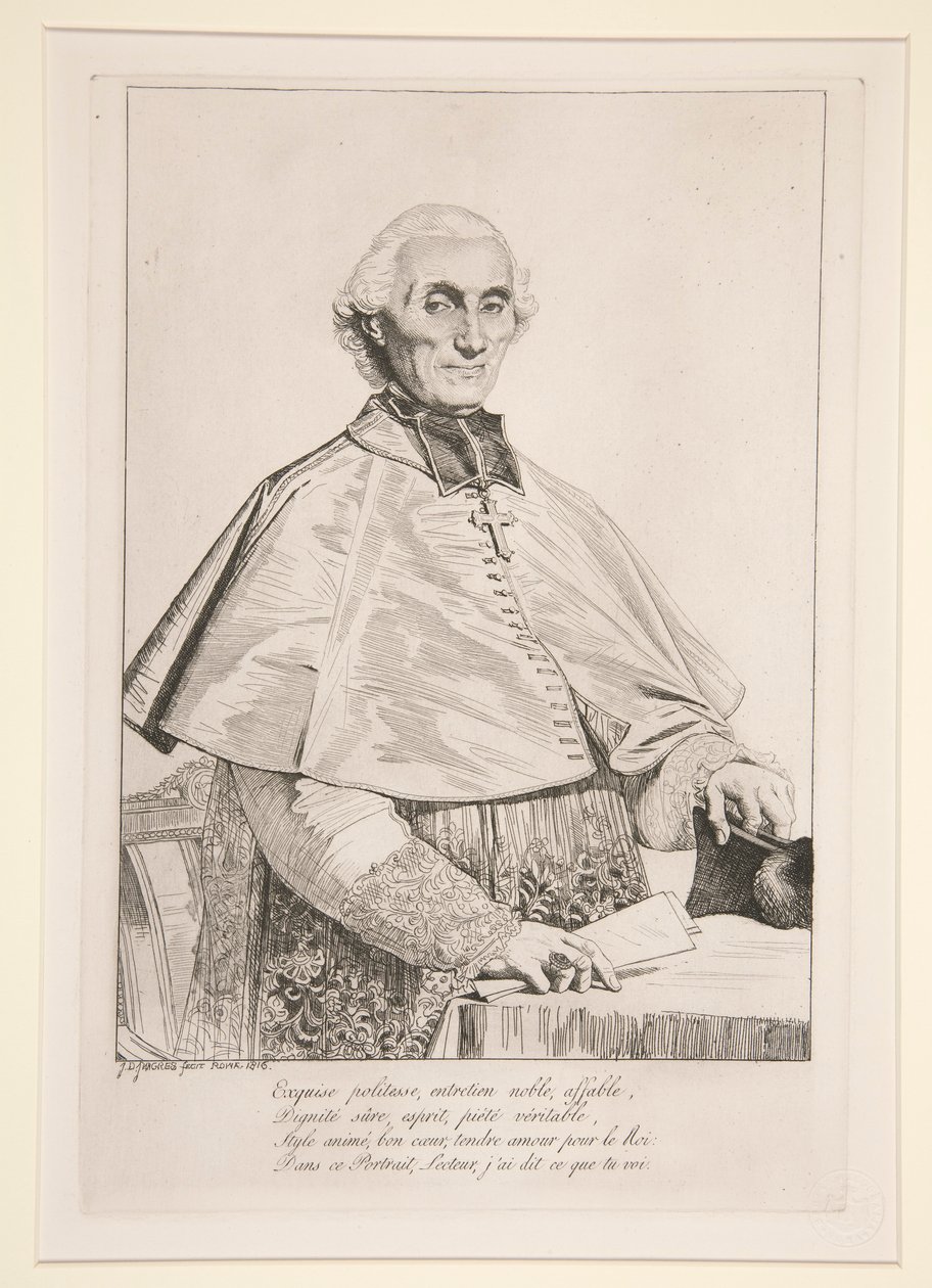 Gabriel Cortois de Pressigny av Jean Auguste Dominique Ingres
