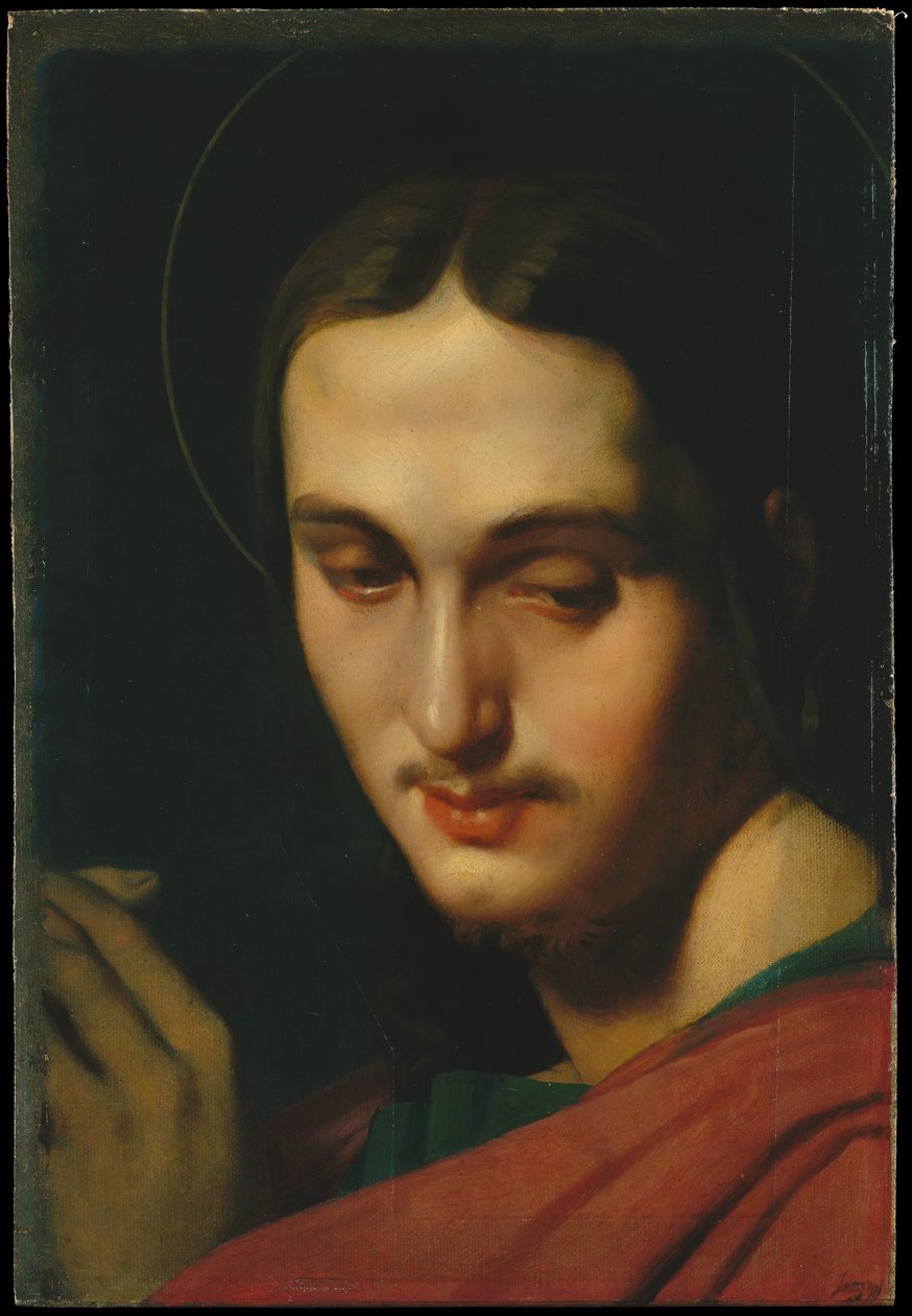 Huvudet av evangelisten Johannes av Jean Auguste Dominique Ingres