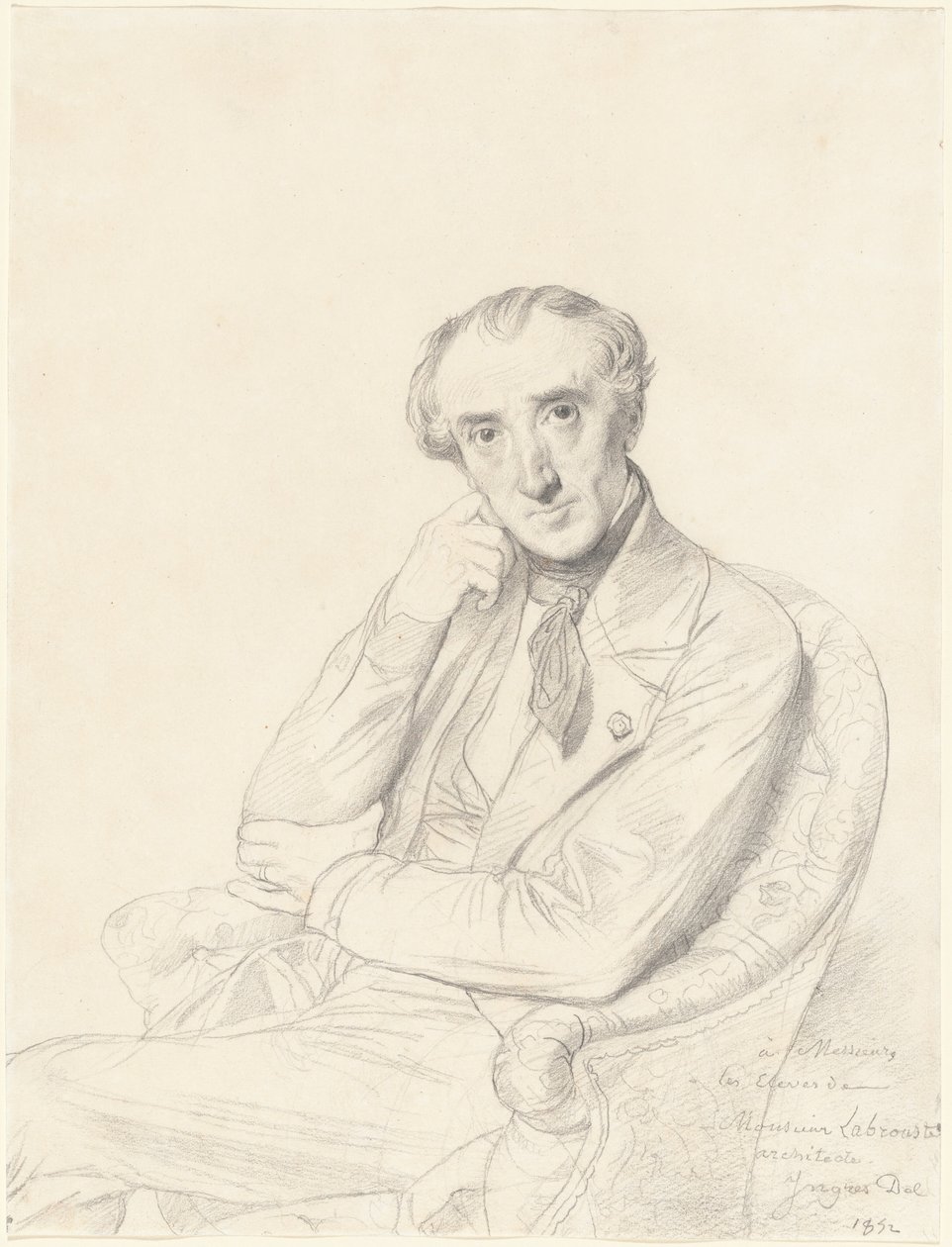 Henri Labrouste av Jean Auguste Dominique Ingres