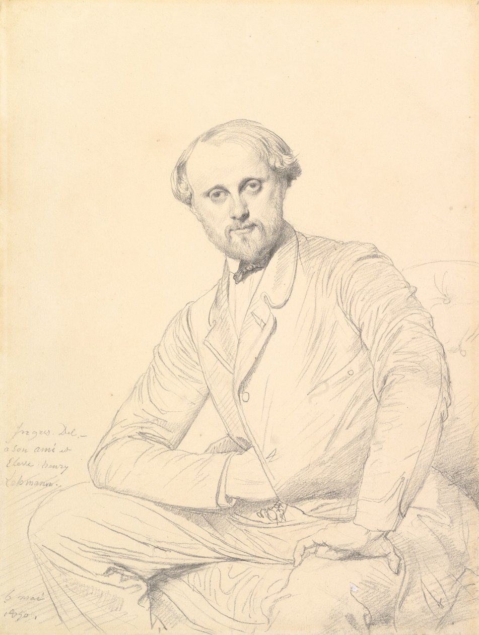 Henri Lehmann av Jean Auguste Dominique Ingres