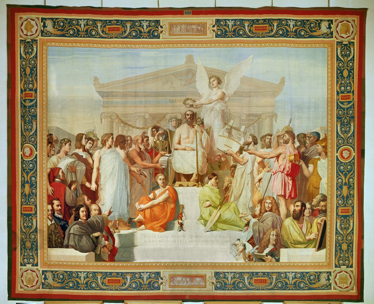 Hommage till Homer (gobeläng) av Jean Auguste Dominique Ingres